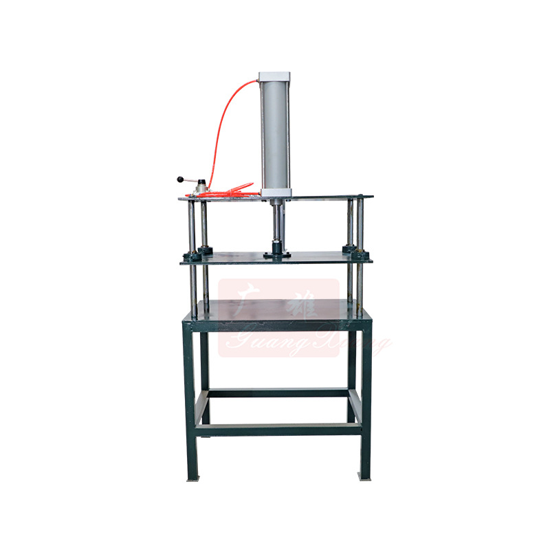 Upper and lower sides pneumatic flattening machine photo album book flattening finishing machine manual flattening paper bill flattening machine