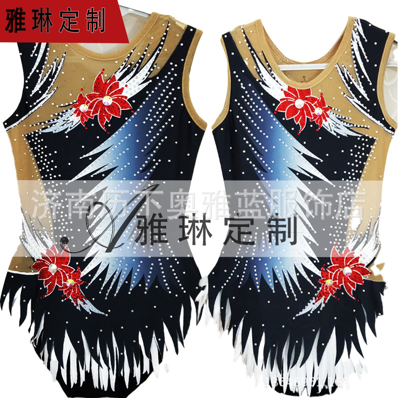 Yalin Artistic Gymnastics Performance Clothing for Girls and Kidsren Admission Professional Gymnastics Clothing Competition Clothing Cheerleading Training 250918