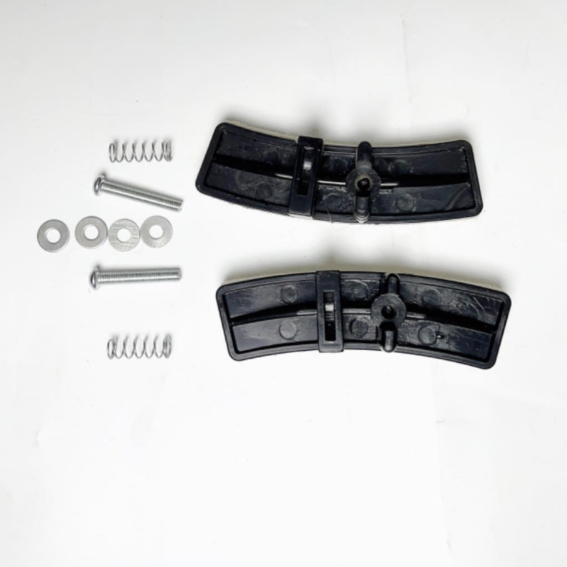 A pair of exercise bike repair brake pads with screws gym brake pads repair tools exercise bike brake resistance