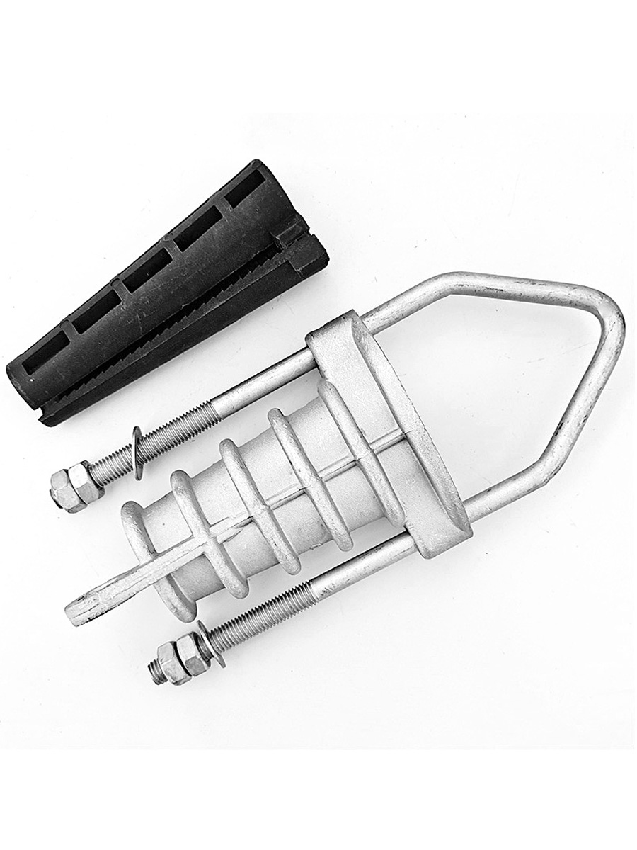 National Standard Jne Wedge Aluminum Alloy Insulated Tension Clamp Nxj-1234 Pull Rod Cable Fixing Clamp Anchor Fastener