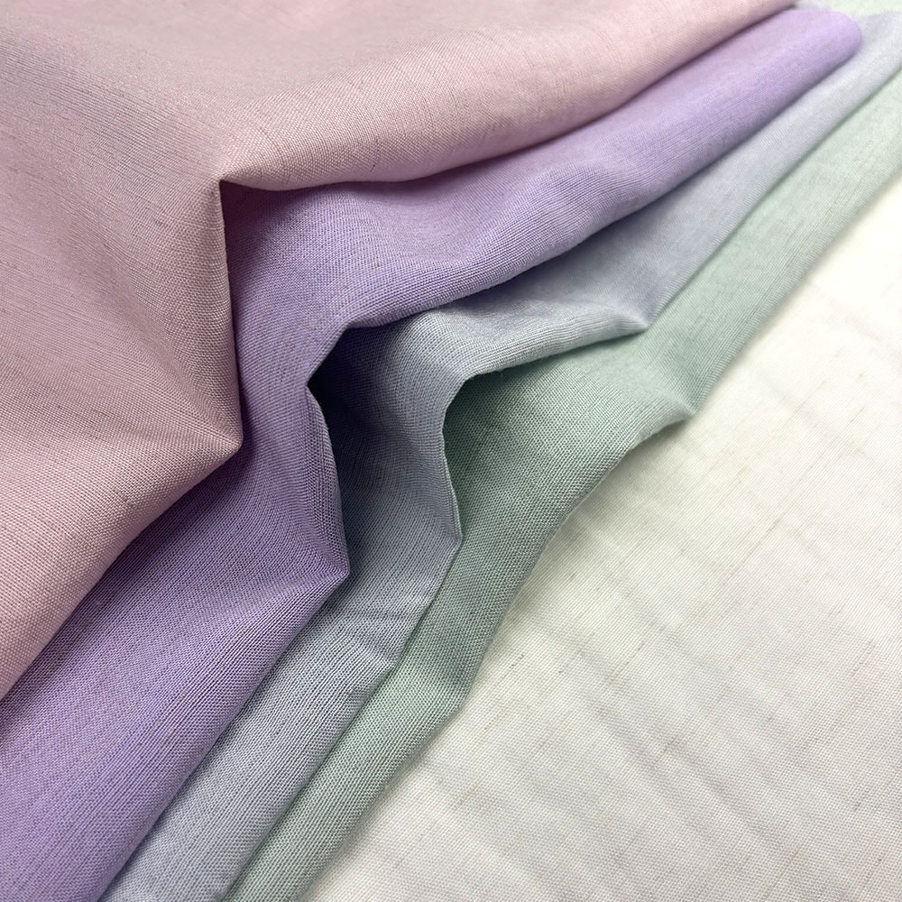 Tencel Linen Fabric 165g Lyocell Linen Plain Woven Clothing Shirt Dress Fabric Wholesale