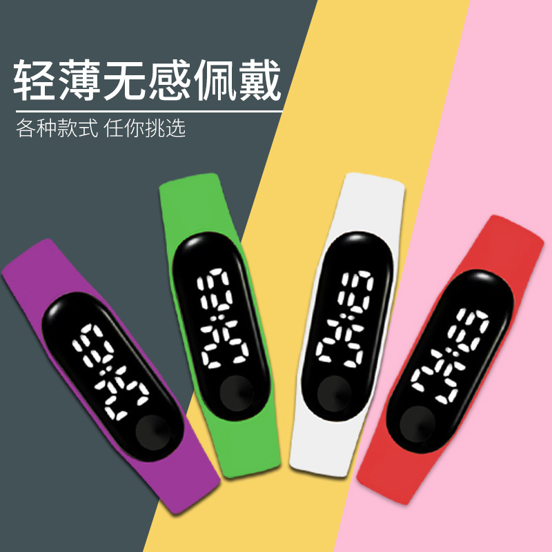 Спортивные электронные часы для детей с LED подсветкой, водонепроницаемые, подарок, модные LED электронные часы