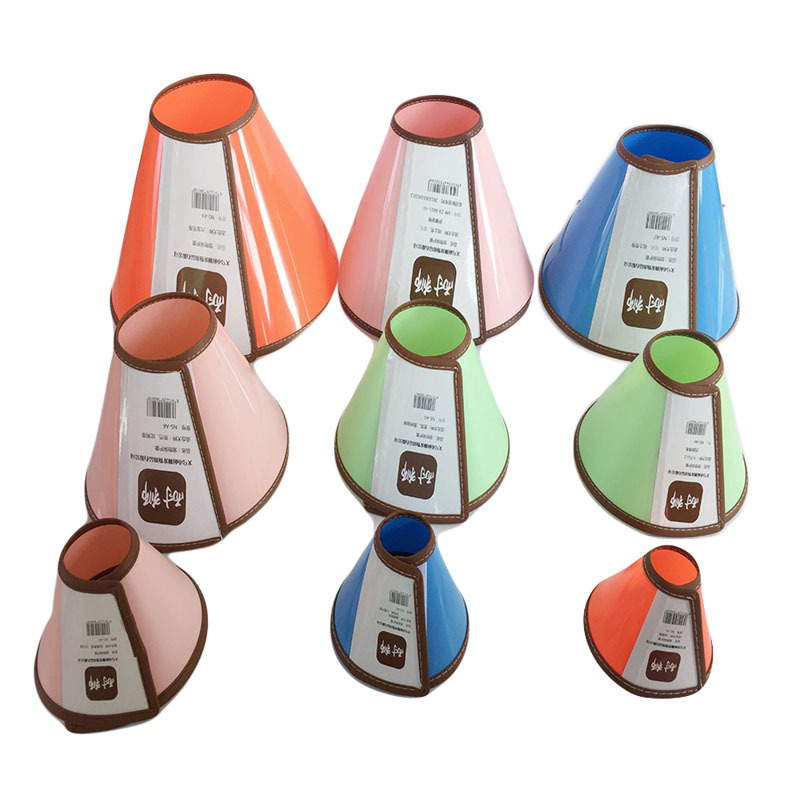 Lion-Resistant Pet Elizabeth Ring Cat Dog Collar Beauty Headgear Anti-Lick Bite Sterilization Neck Ring Color Random