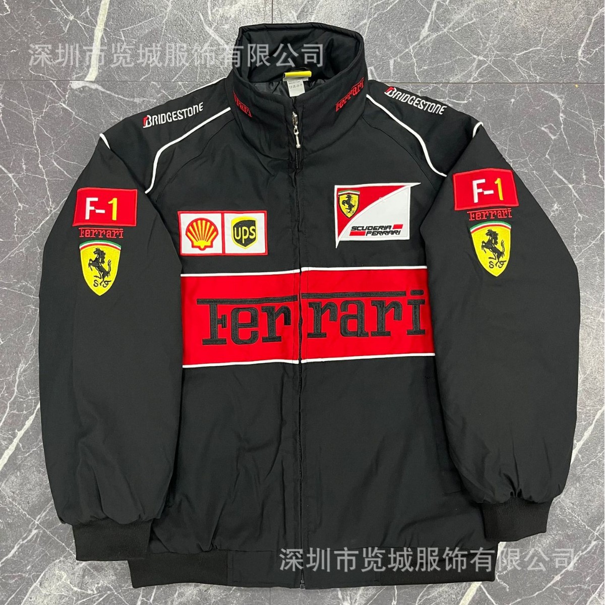 F1 Embroidered Racing Suit 2025 Cross-Border Hot-Selling Spring & Fall Thin Casual Jacket Retro American Hip-Hop Jacket Flying