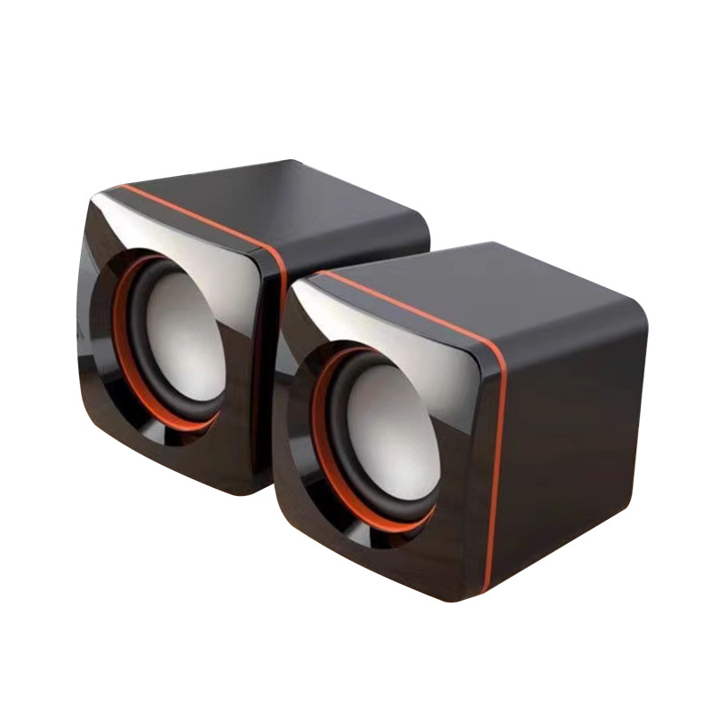 Wired Audio Small Speaker Computer Audio Mini Desktop Notebook Subwoofer USB Guitar Speaker