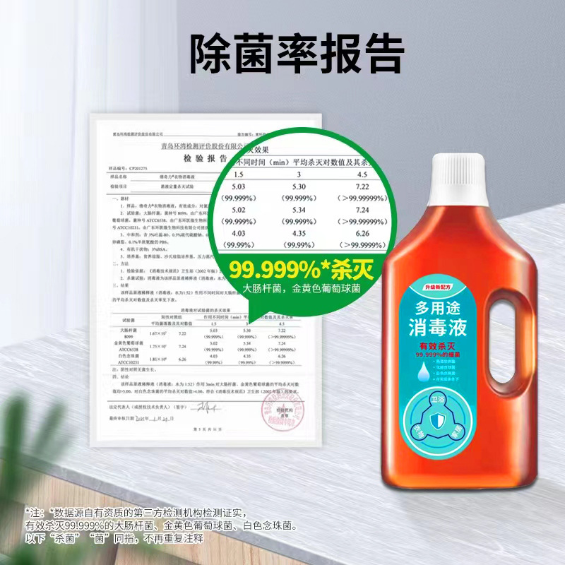 [Authentic Product from Jingju Environmental Protection Technology Factory] Clothing Disinfectant 2.5L Household Sterilization Multi-Purpose Disinfectant Water Indoor