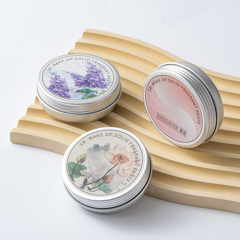 Cherry Blossom Fragrance Light Flower Fragrance Solid Fragrance Wholesale Men and Women Students Portable Fresh Solid Perfume