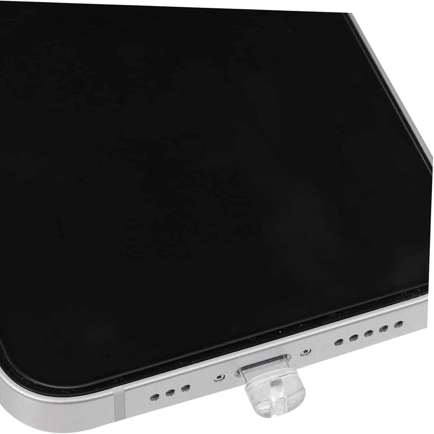 Environmentally Friendly Transparent Mobile Phone Dust Plug Suitable for Apple Typec Android Charging Port Plug Creative DIY Mobile Phone Hole Plug