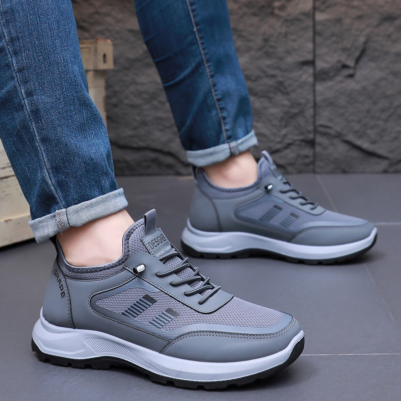 Men's Shoes Spring and Autumn New Men's Casual sneaker Old Beijing Cloth Shoes Men's Walking Shoes Soft Sole Non-Slip Dad Shoes