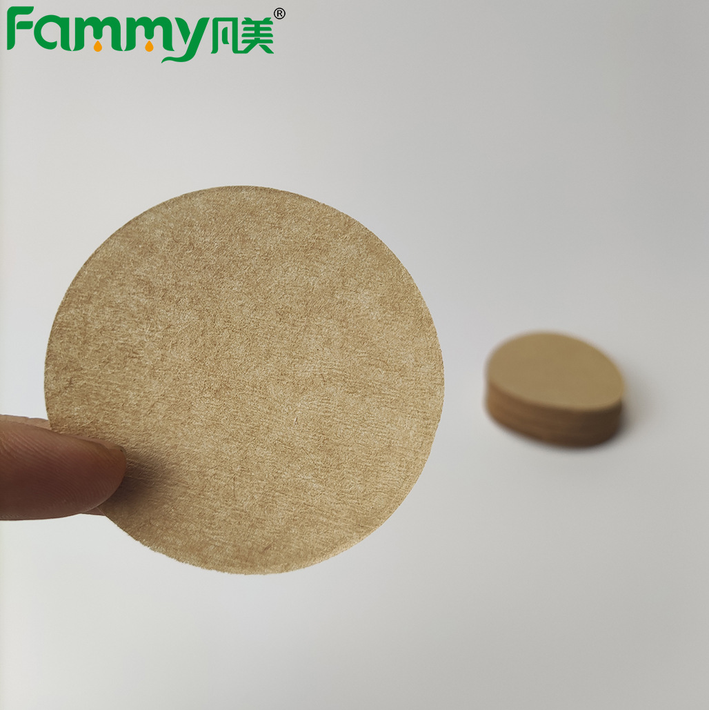 No. 3, No. 6, No. 9 Round Filter Moka Pot Round Powder Bowl Hand-Brewed Coffee Filter Paper Coffee Pot Wood Pulp Filter Paper