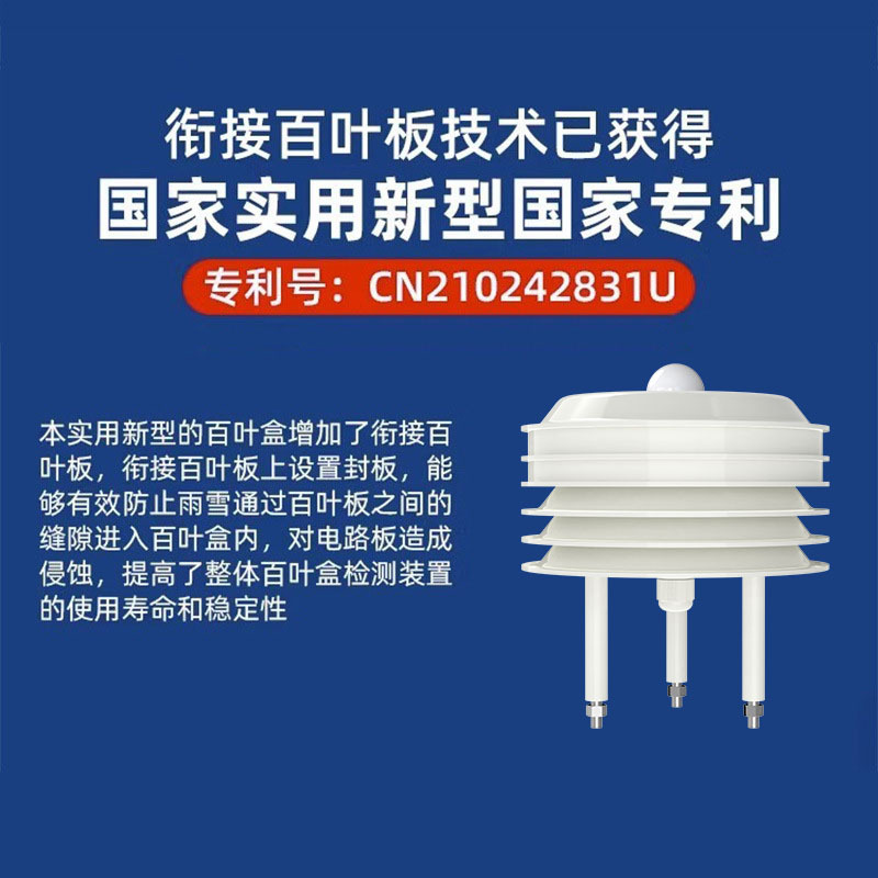 Noise Dust Weather Station Louver Box Light Carbon Dioxide Transmitter Temperature and Humidity Pm2.5Pm10 Sensor