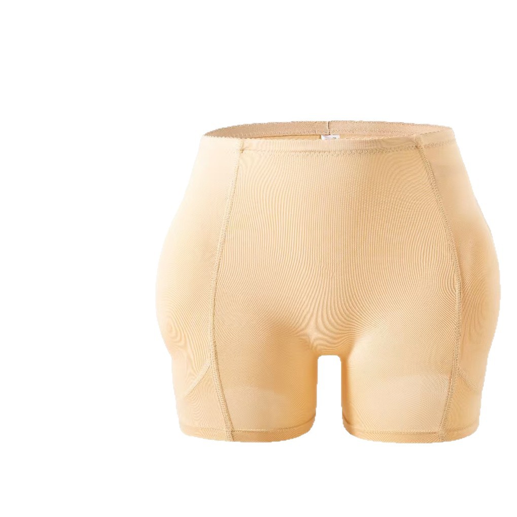 Foreign Trade Cross-Border European and American Women's Tummy Control Shapewear Pants with Hip and Buttock Enhancement, Four Sponge Pads, Peach Butt, Fake Butt, Butt-Lifting Pants