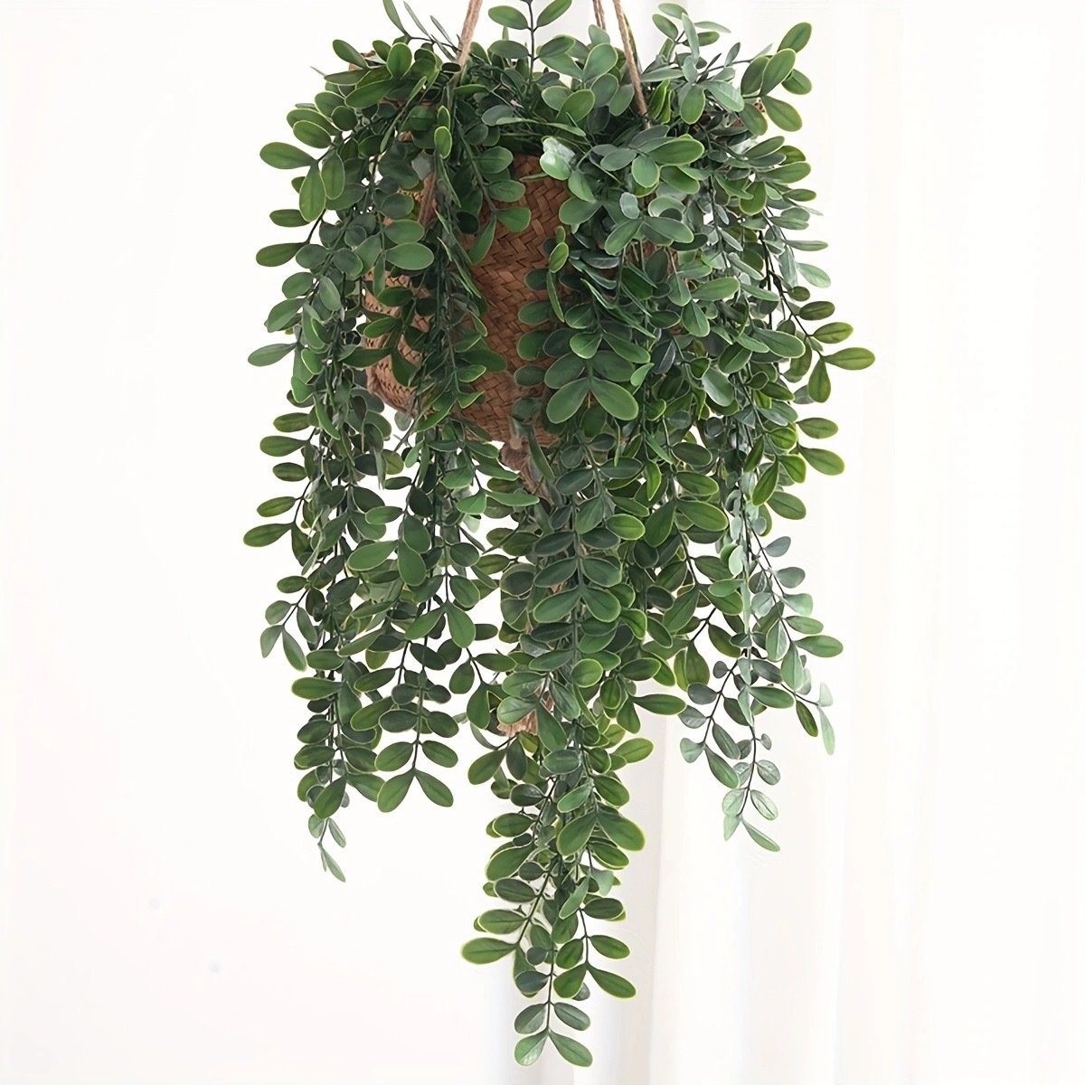 Artificial Green Plants, Locust Leaves, Eucalyptus Leaves, Eucalyptus Mandala, Persian Grass, Artificial Hanging Wall Hanging Rattan Green Plants