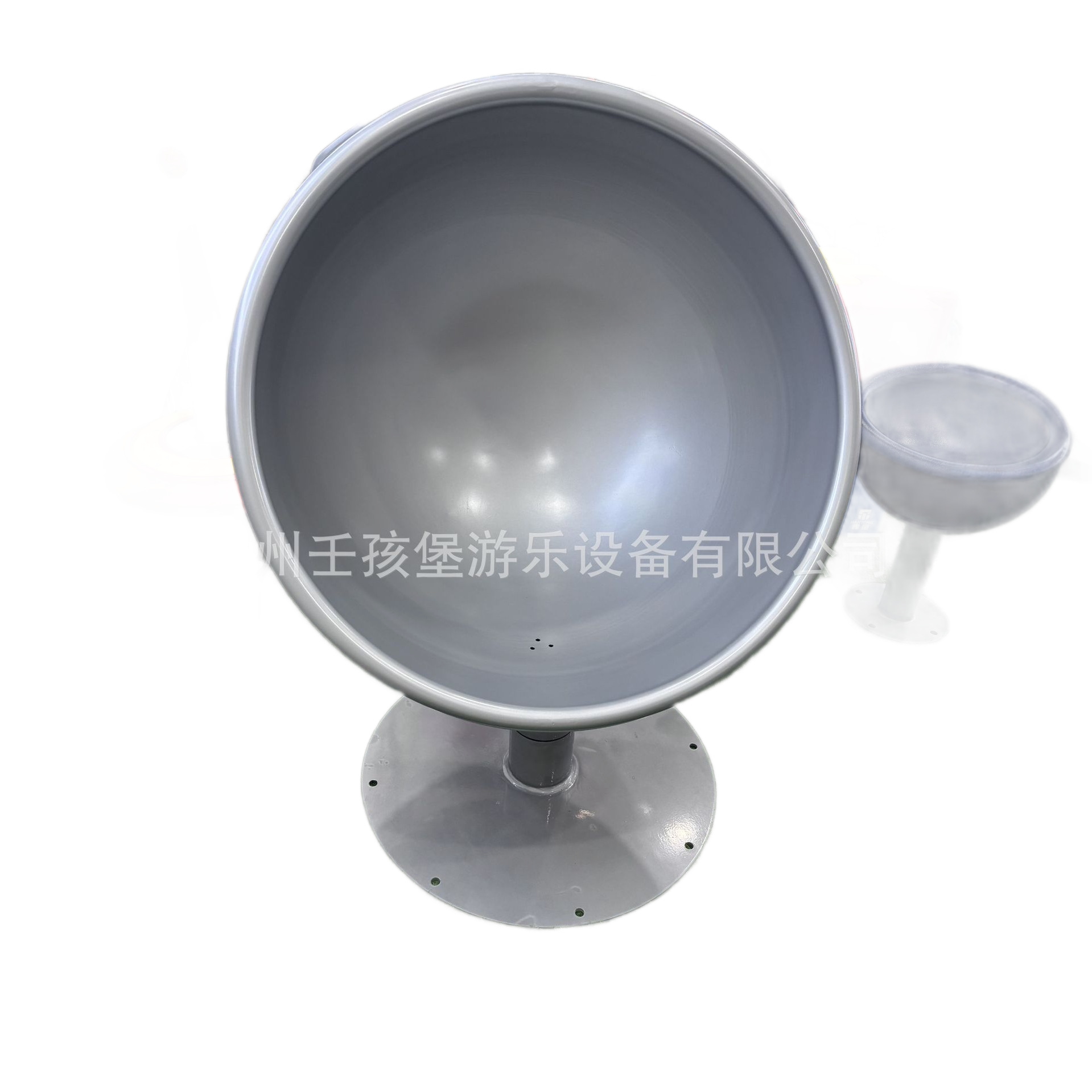 Children's Stainless Steel Ball Swivel Chair Outdoor Kindergarten Park Community Swivel Chair Outdoor Amusement Ball Swivel Chair