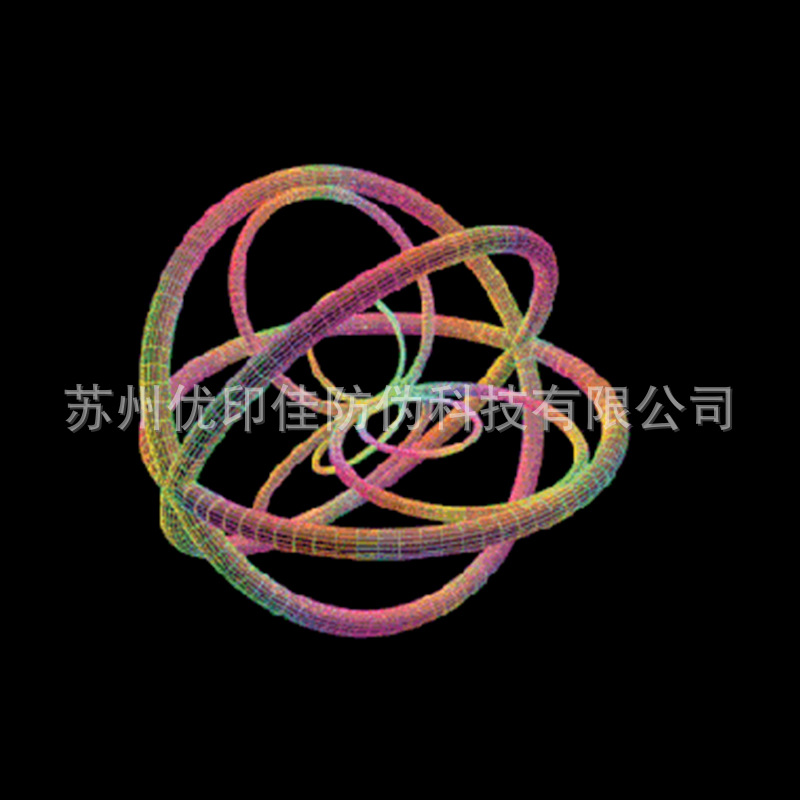 Provide Anti-Counterfeiting Design, Miniature Relief Broken Pen Flower, Multi-Directional Unlocking, Miniature Hand-Carved Lace Latent Image