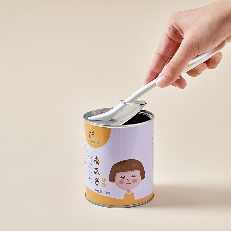 Multi-purpose bottle Bottom Scraper cream soft glue spatula jam silicone scraper can be opened easy pull ring wholesale new household scraper