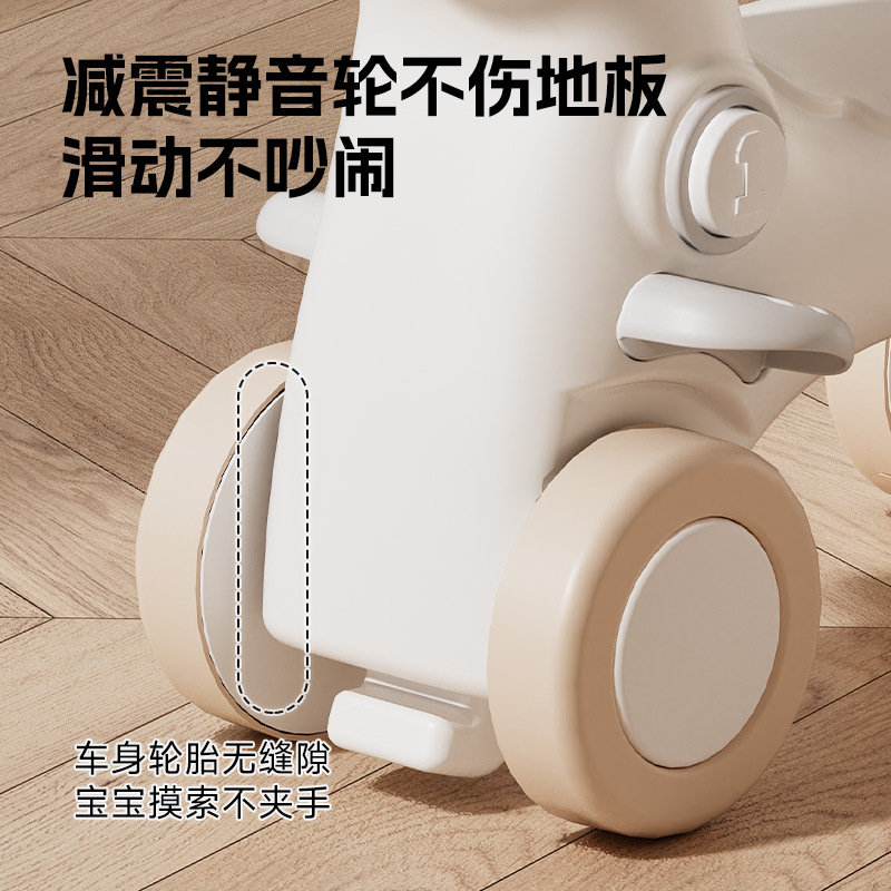 Rocking Horse Trojan Horse Children Rocking Horse Sneaker Two-in-One Rocking Car One-Year-Old Baby Baby Toy Birthday Gift