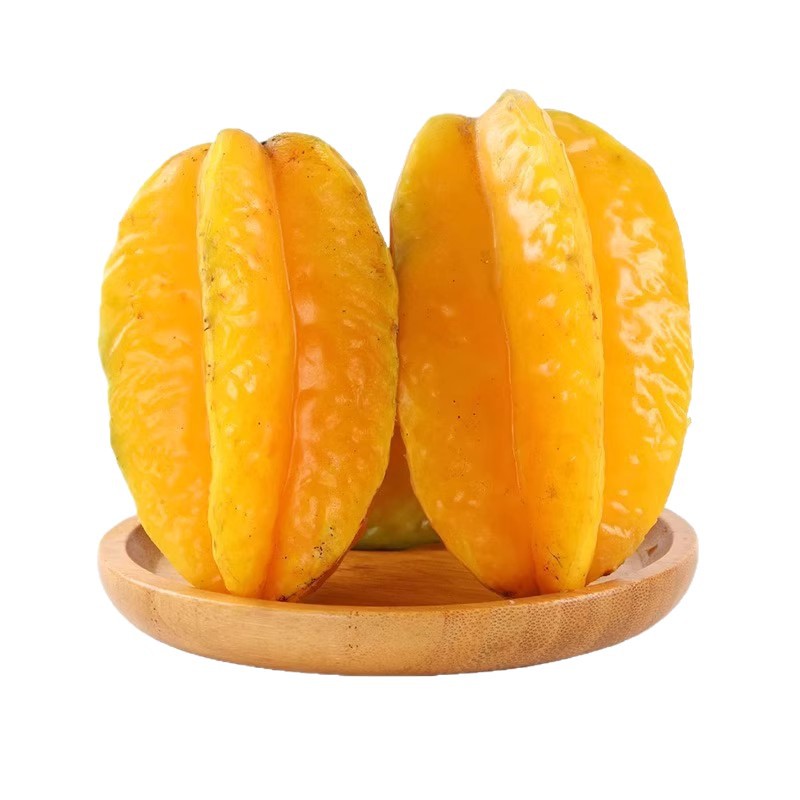 Sf Express Free Shipping Fujian Zhangzhou Sweet Carambola Fresh Fruit Fresh Fruit Red Dragon Carambola Five-Pointed Star Carambola Whole Box