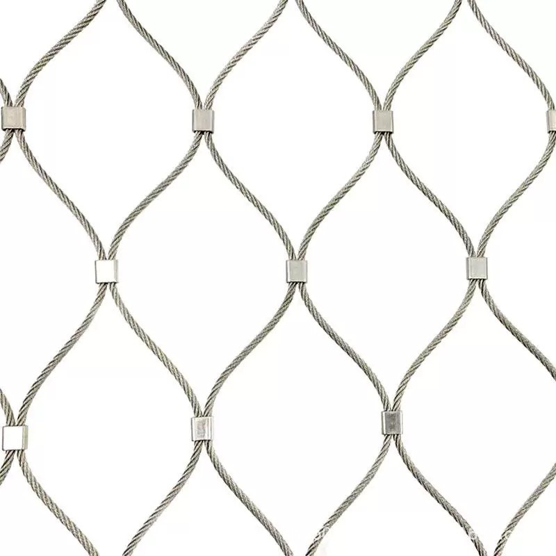 Stainless Steel Rope Net Anti-Fall Net School High-Altitude Wellhead Safety Net Bird Forest Zoo Scenic Spot Balcony Protection Discount