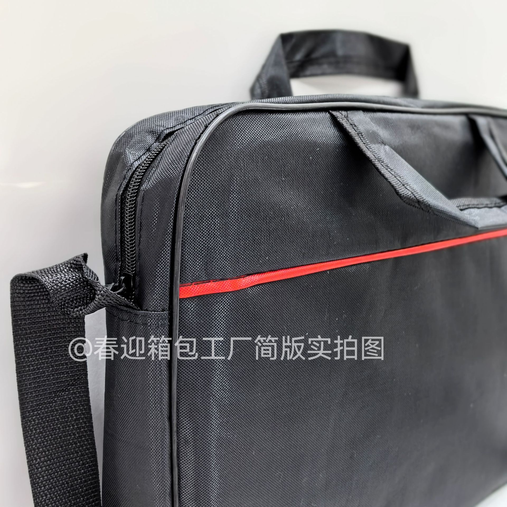 Cross-Border Laptop Bag, Export Shoulder Crossbody Bag, Briefcase, Printable Logo, Customizable Computer Bag