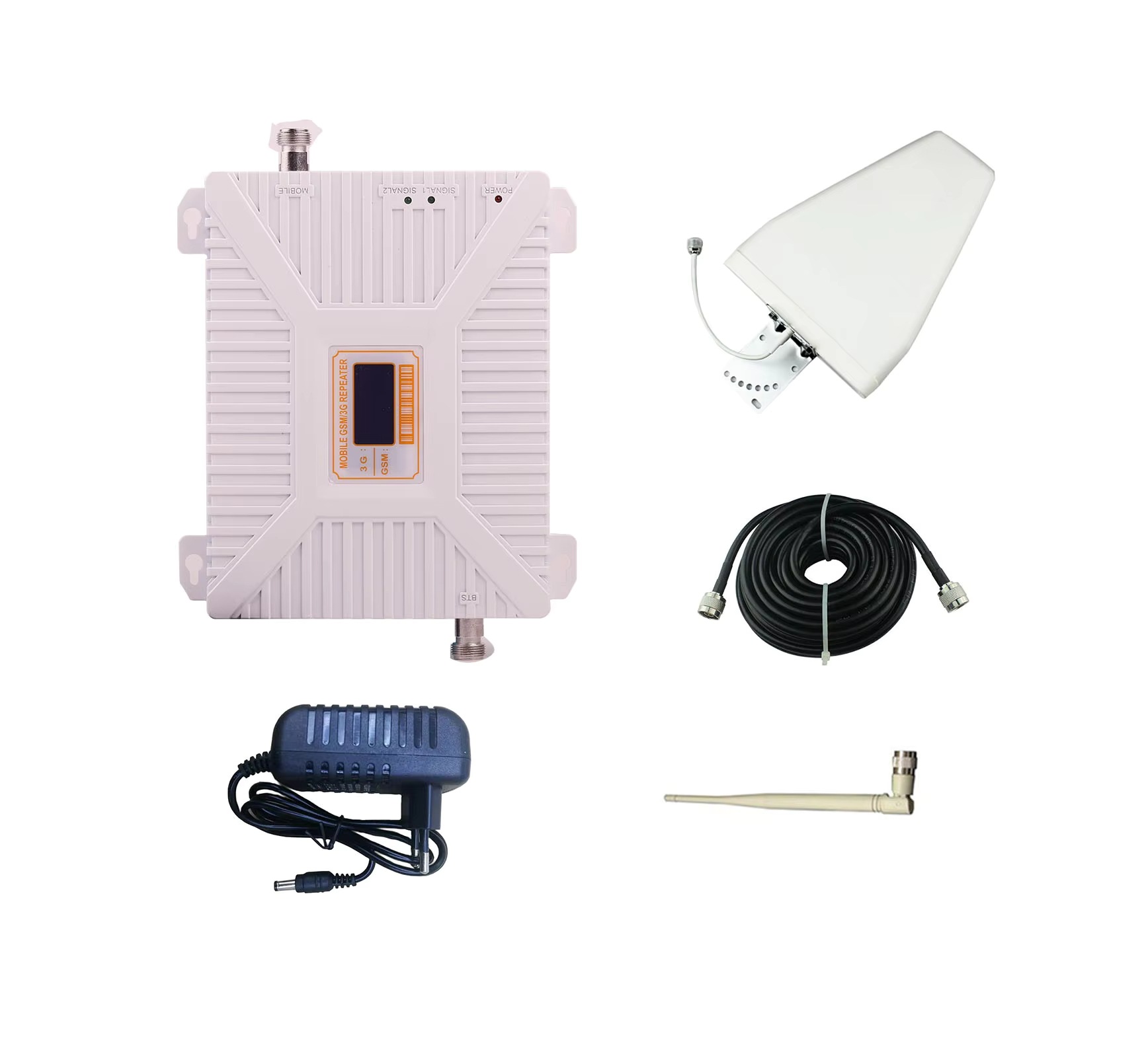 Высококачественный белый двухдиапазонный усилитель мобильного телефона Gsm900 3g2100 для дома и офиса