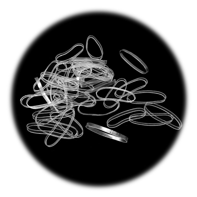 Spot Wholesale 3024 Elastic Rubber Band Industrial Office Transparent Rubber Band Temperature-resistant TPU Transparent Rubber Ring