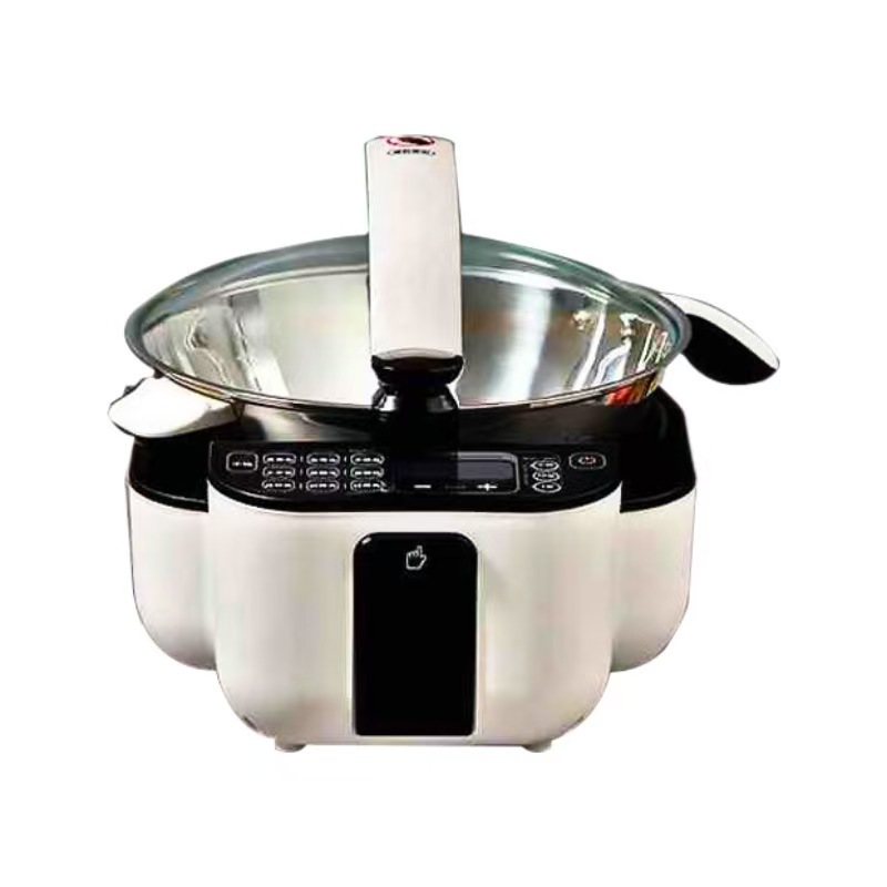 Jiesai D10 Multifunctional Household Cooking Machine Electric Wok Cooking Pot Electric Hot Pot Steaming All-In-One Machine Without Oil Fume