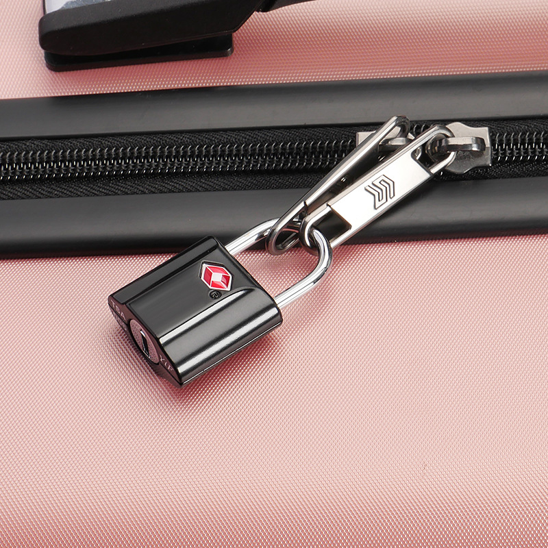 Zhengbo Lock Factory Tsa006 Customs Lock Key Customs Padlock Cross-Border Mini Small Padlock Travel Padlock Customs Lock