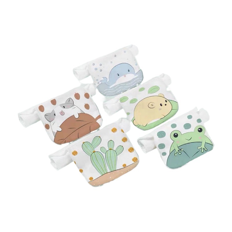 6 layers of sweat absorbent towel children's cotton sweat towel baby cotton sweat towel summer kindergarten gauze antiperspirant pad back towel