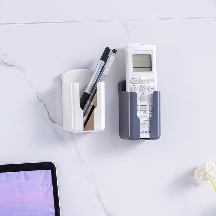 Wall-Mounted Air Conditioner New Model Wall-Mounted Storage Box Household Shelf Bathroom Kitchen Controller Remote Control Without Drilling