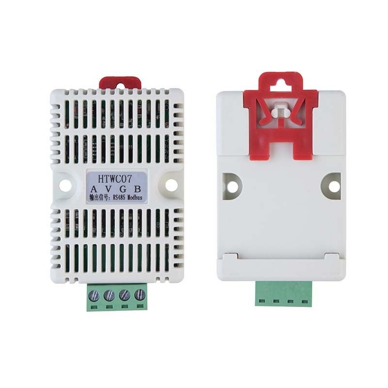 Computer room greenhouse RS485 card rail type temperature sensor ModBus Protocol high precision temperature and humidity transmitter
