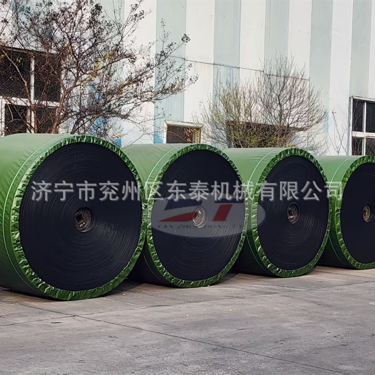 Belt Machine Tear-Resistant Flame-Retardant Conveyor Belt Mining Strong Ring-Shaped Nylon Rubber Conveyor Belt Factory Direct Sale