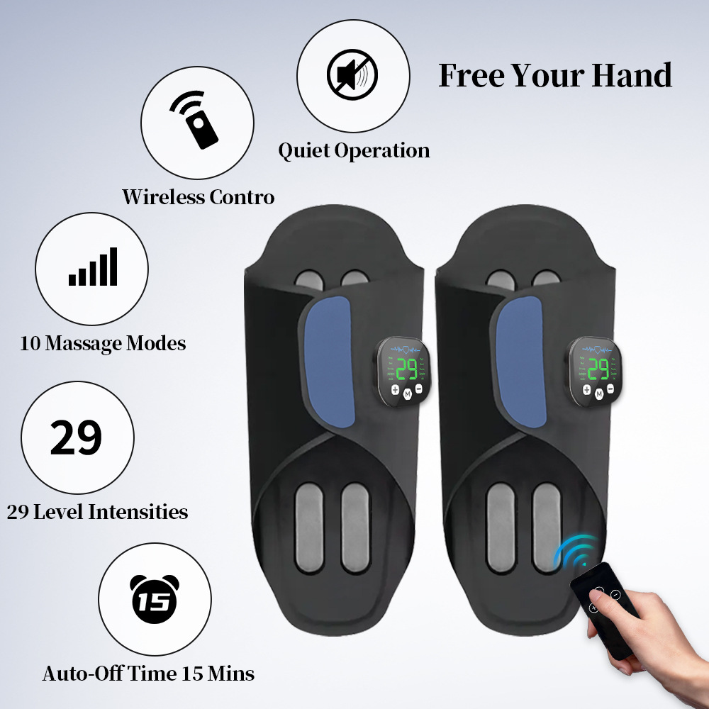 Massage Foot Pad EMS Acupoint Pulse Foot Massage Equipment Home Foot Therapy Machine Foot Meridian Massager Artifact
