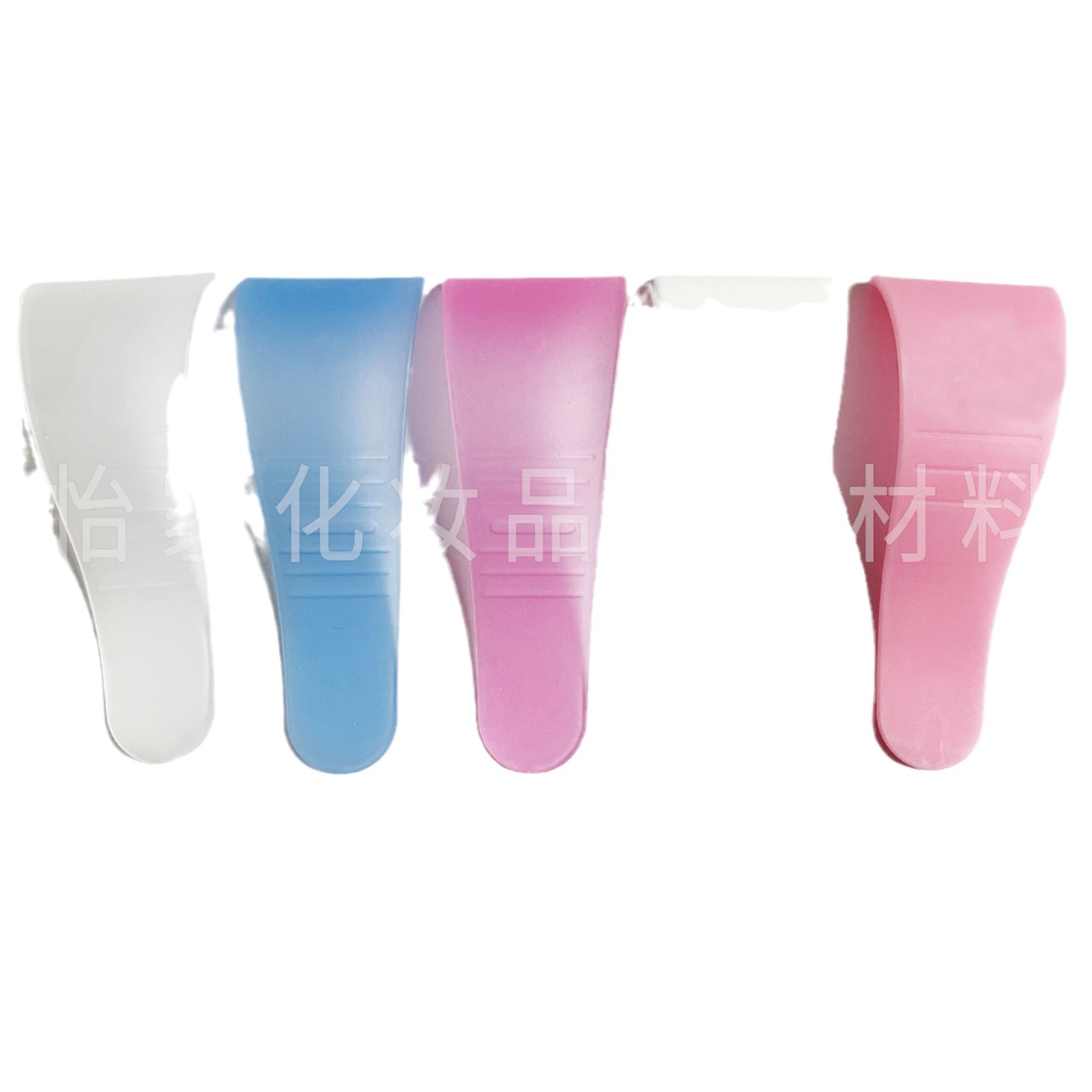 Hair removal cream plastic PP scraper scraping spoon scraping knife to remove armpit hair white S curved rod spoon beauty salon tool