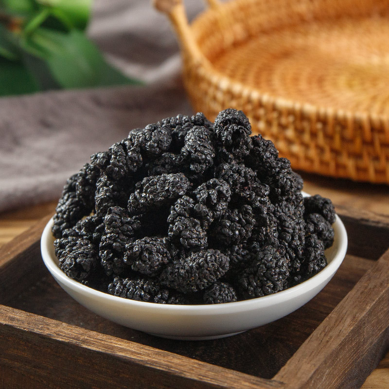 Baiguo Jian Jian mulberry dried 250g cans multi-specification sand-free black mulberry dried mulberry source factory strength supply