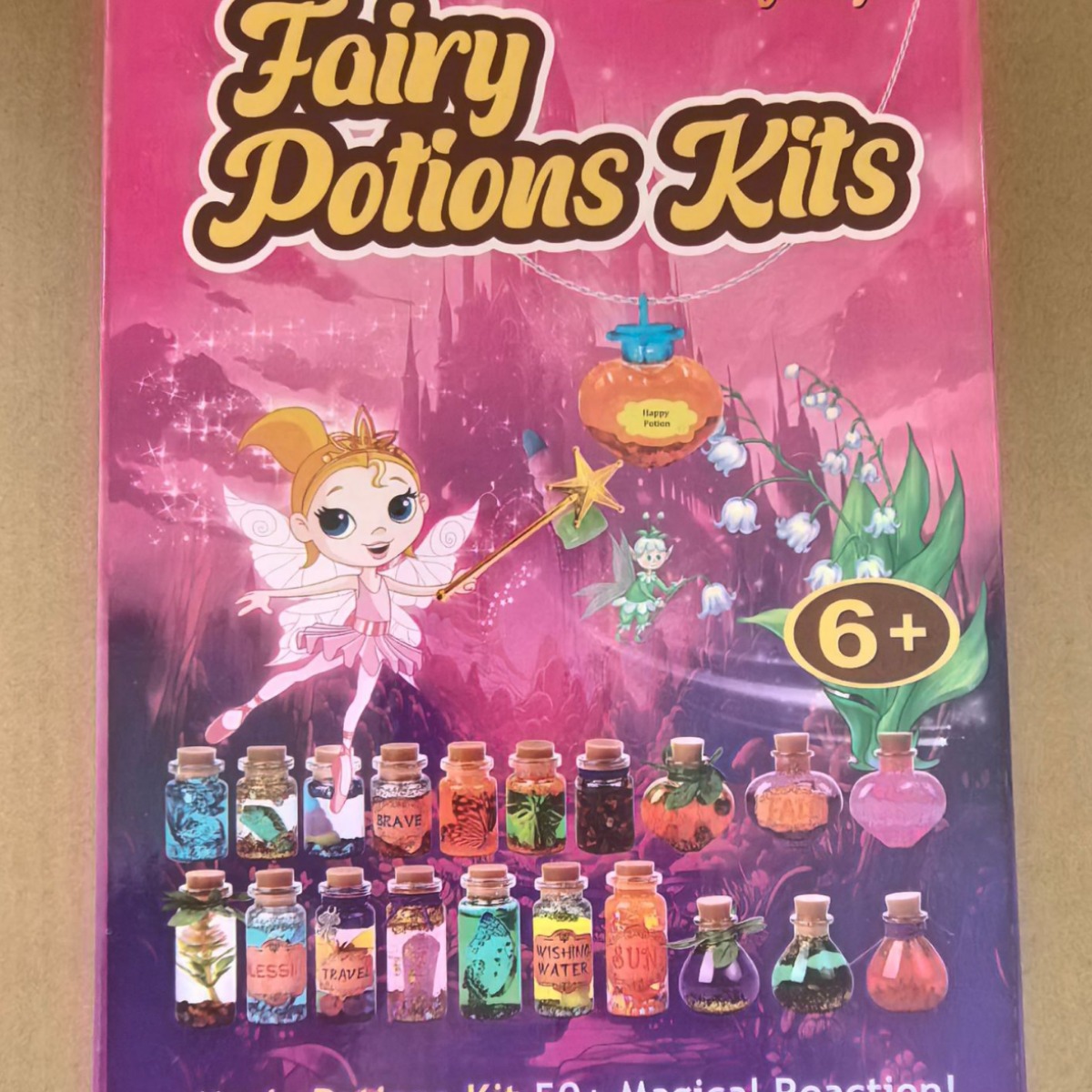 Cross-border Kidsren's Handmade Toys diy Chemical Science Small Experiment Set Box Amazon Popular PET Plastic Bottle in Stock