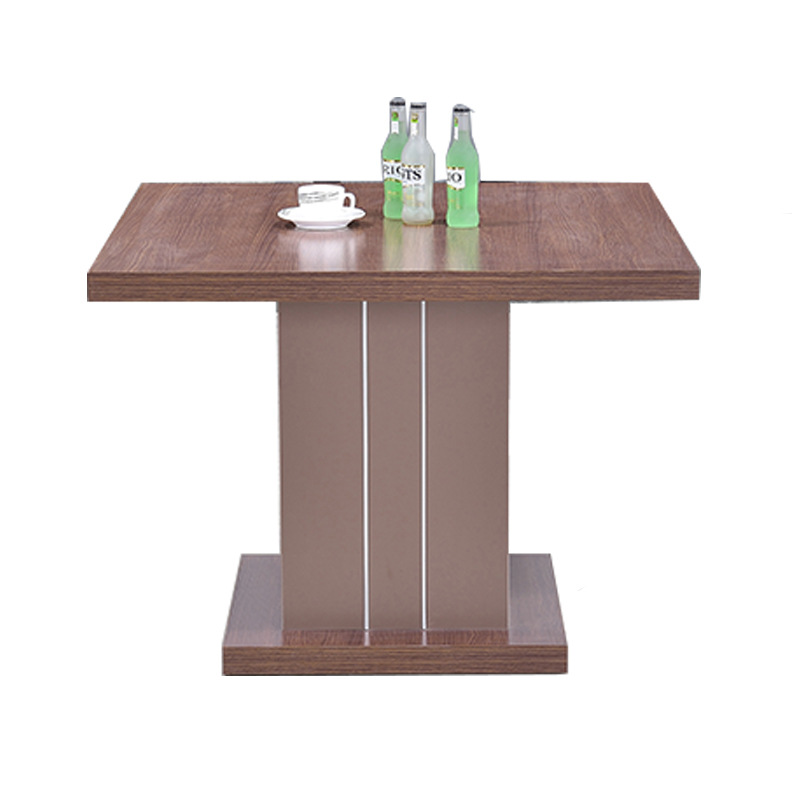 in stock wholesale scratch-free square leisure negotiation table simple commercial one-table four-chair conference negotiation table