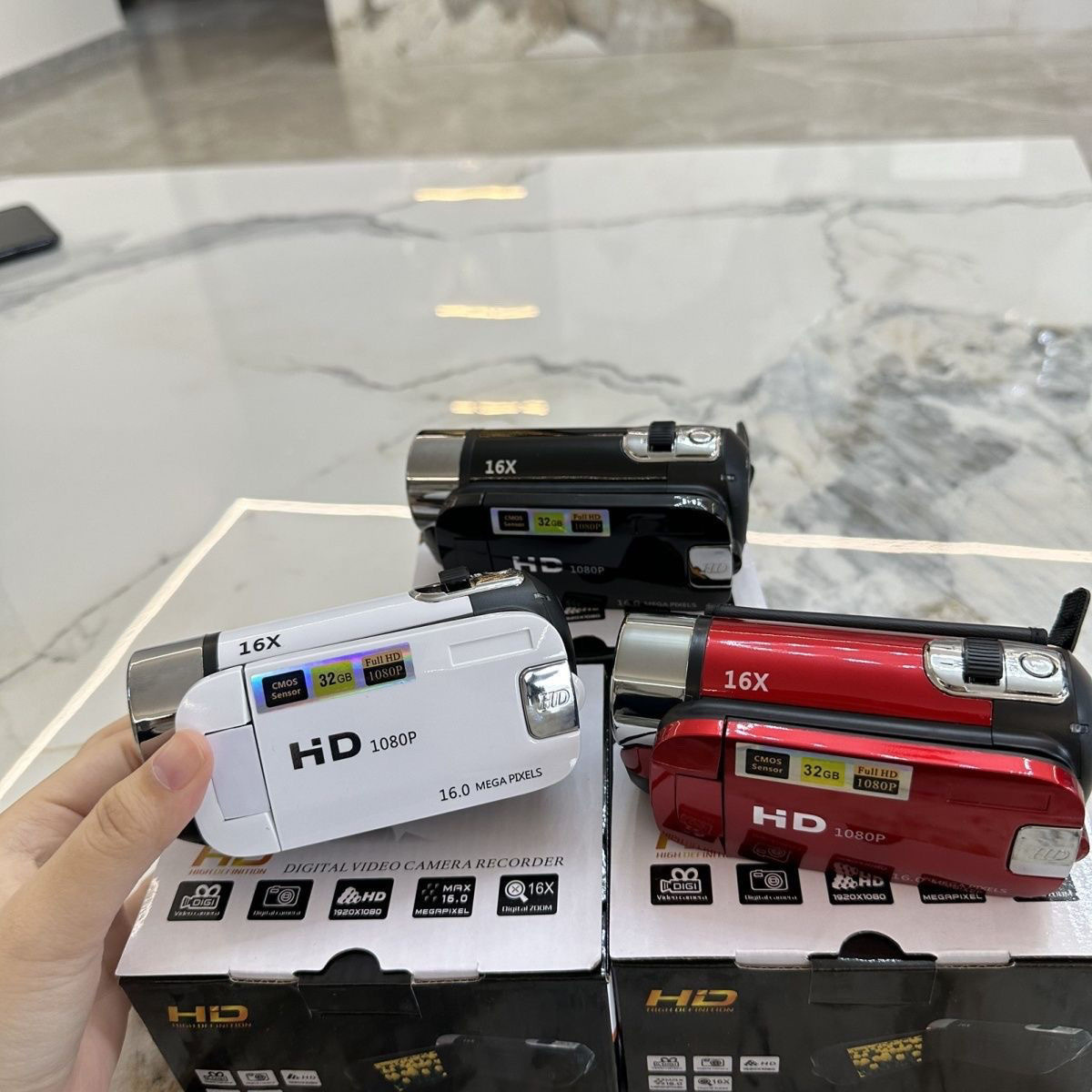 16 Million Pixel Gift High-Definition Dv Digital Camera Domestic Ccd Student Camera D100 Cross-Border English