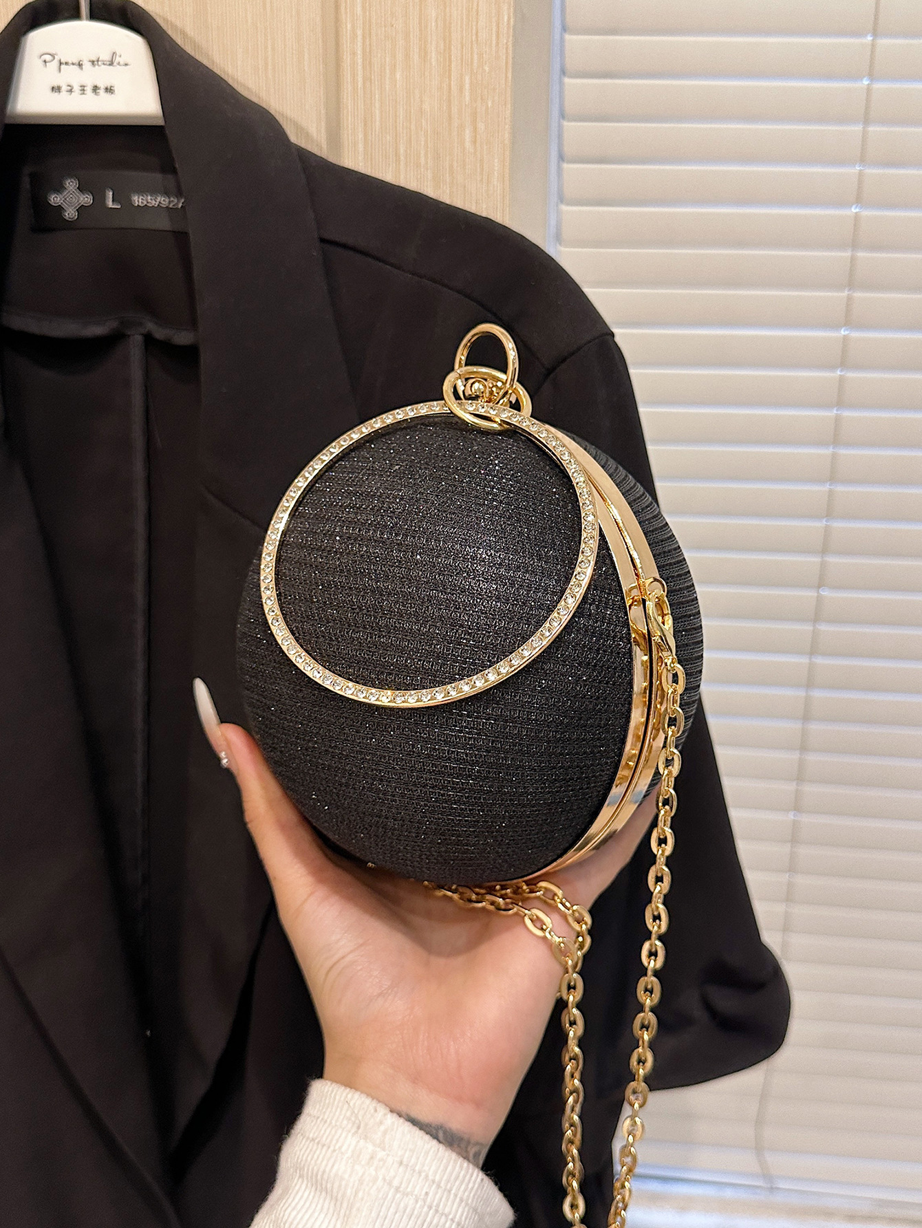 Evening Bag Niche Design Ball Bag Women's New High-End Portable Crossbody Chain Small Bag Mini Lipstick Bag