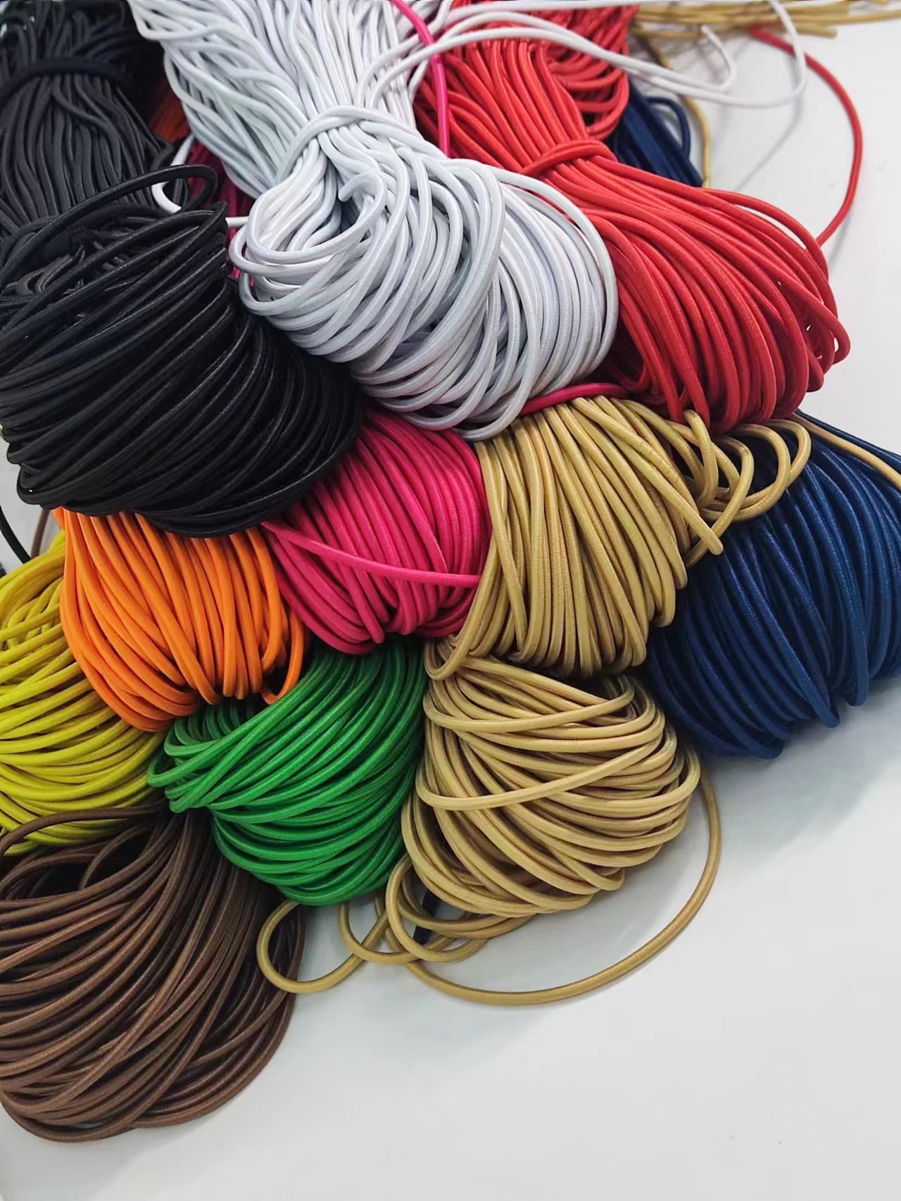 2.5мм круглая эластичная шнурок для обуви, шапки, брюк