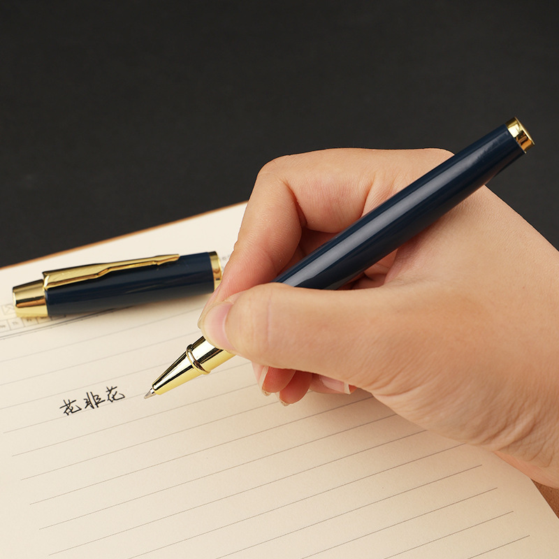 Factory sales metal orb signature pen 17 color meeting can make logo business office small gift gel pen