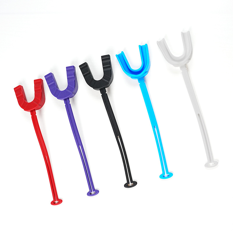 Sports mouthguard silicone braces chewable hockey baseball ice hockey football bolt strap sports braces