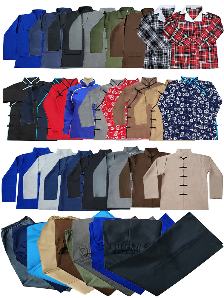 Original Zhiqing's Republic of China, Hundreds of Surnames, Farmer's Women, Nakamura's Ancient Drama Costume Sketch, Douyin Kuaishou Same Style