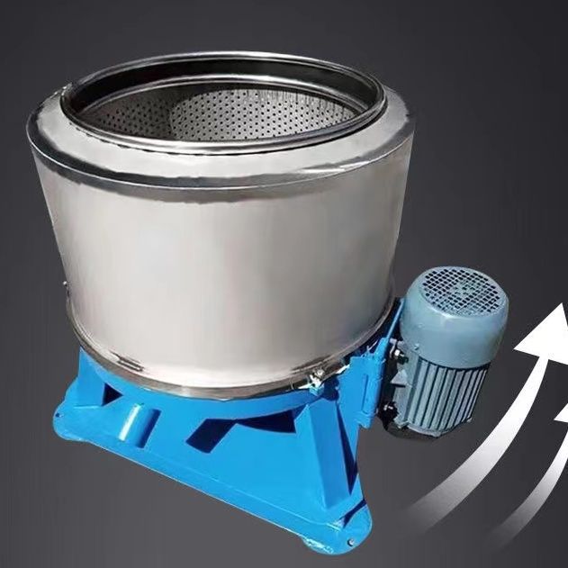 Large Stainless Steel Dehydrator Industrial Centrifuge Food Vegetable Bean Dregs Dryer Hardware Iron Filings Oil Remover