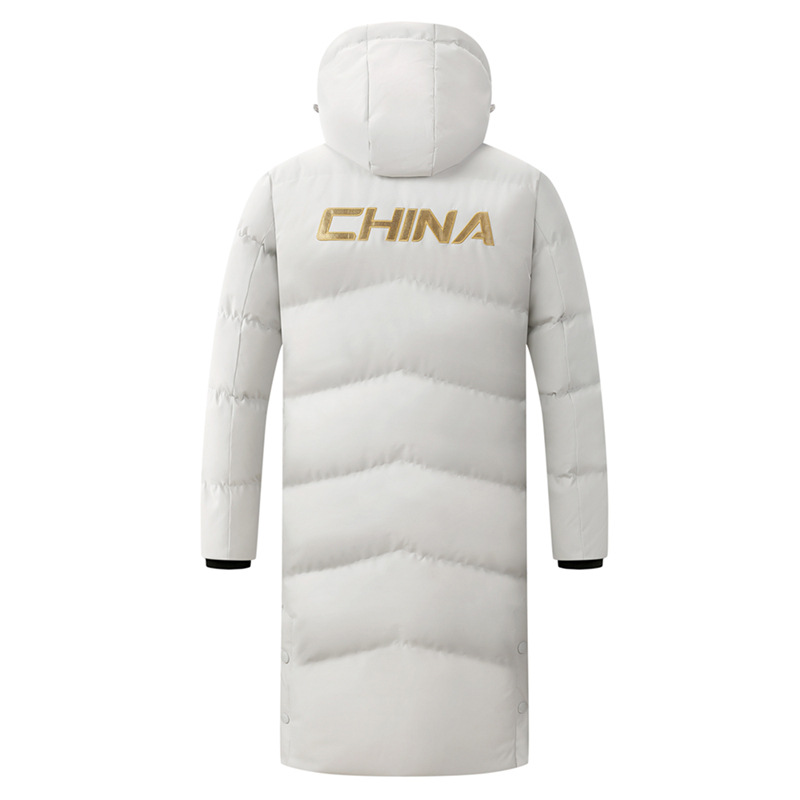 Manufacturer's New Winter Cotton Coat, Outdoor Sports Training Cotton Coat, Long Over-The-Knee Coat, Wide and Stylish, Thickened