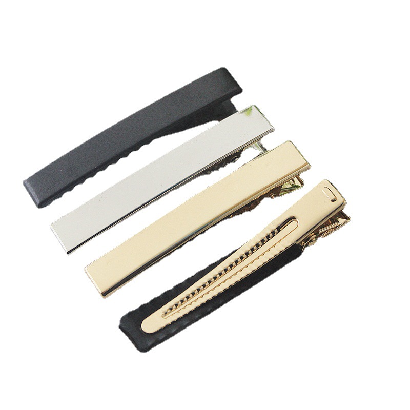 Guangzhou thick square clip Golden duck bill clip does not pull hair is not easy to fade Korean DIY hair accessories wholesale