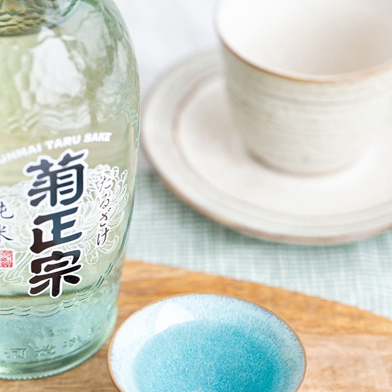 Chrysanthemum authentic pure rice bottle wine 720ml Japanese imported sake foreign wine fermented wine rice wine pure rice Brewing