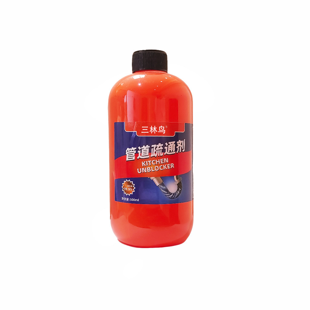 Pipe Unblocking Agent Kitchen Floor Drain Sewer Unblocking Liquid Powerful Dissolving Deodorizing Oil Stain Unblocking Agent