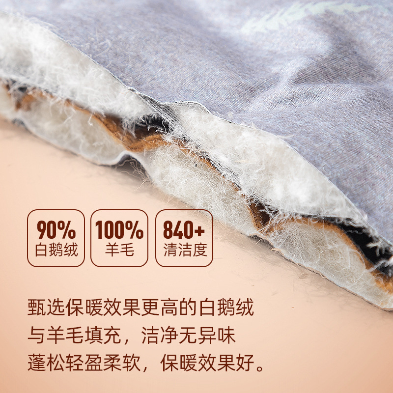 Men's Thermal Pants with Fleece Lining, Thickened Cotton Pants, Winter Tight Leggings, Northeast Heating Inner Wear, Youth Goose down Pants