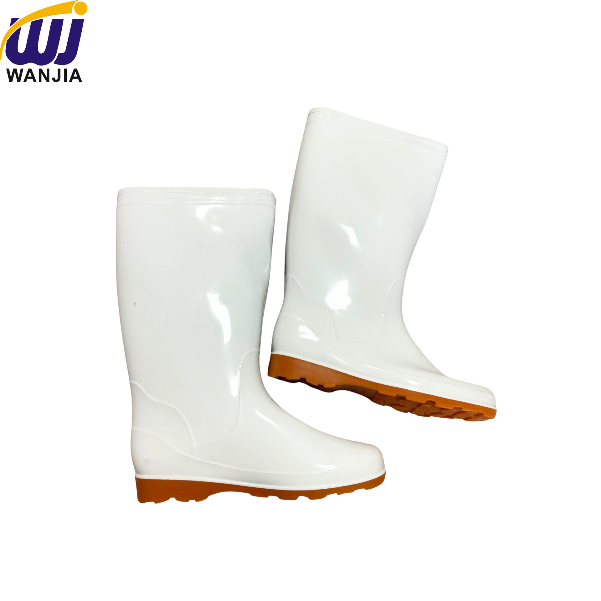 Anti-Smash Rain Boots High-Top Steel-Soled Tunnel Construction Labor Protection Boots High-Top Steel-Toe Labor Protection Rain Boots Protective Boots